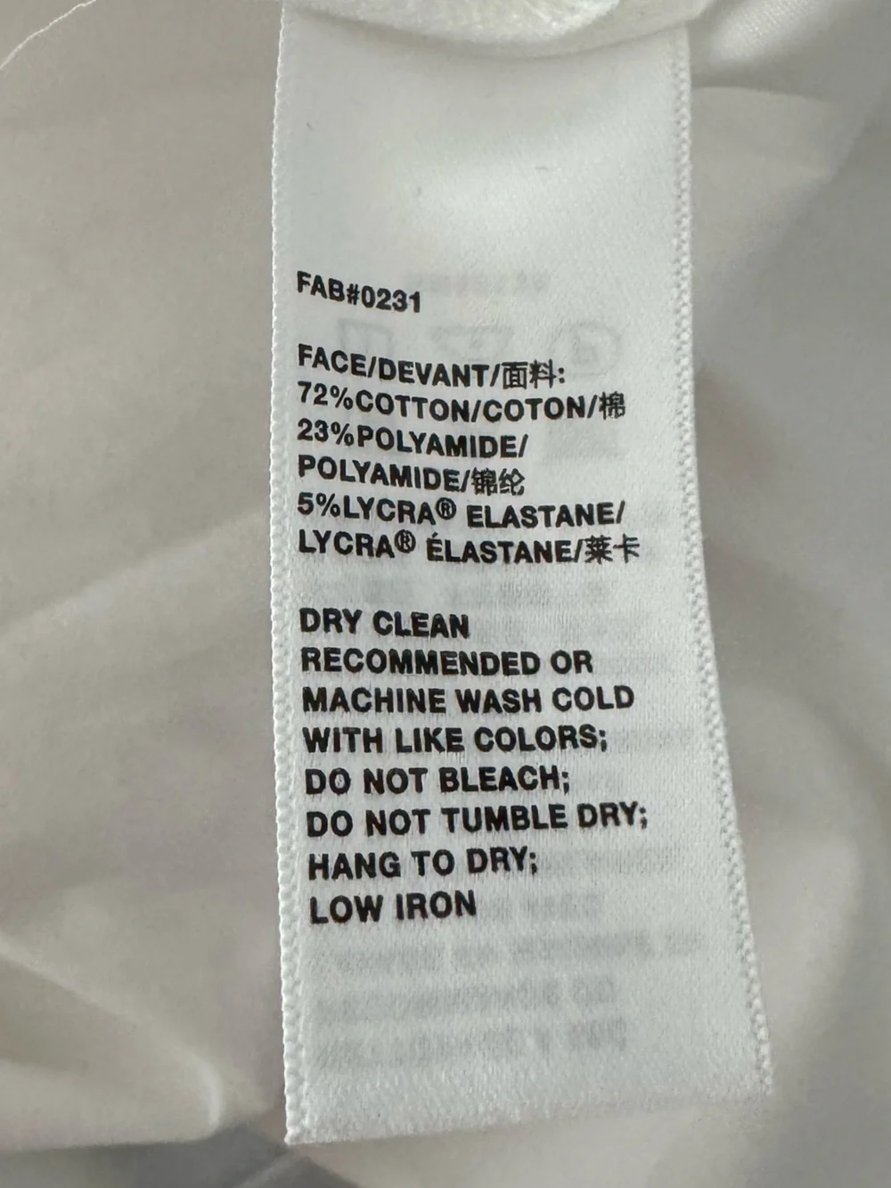 LAFAYETTE 148 NEW YORK White Stretch Cotton Peplum Shirt Size Medium NWT - Picture 8 of 9